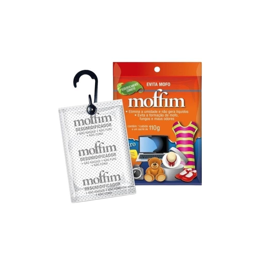 Kit com 12 Antimofo Desumidificador Moffim 110g - Combata o Mofo e Umidade com Eficiência