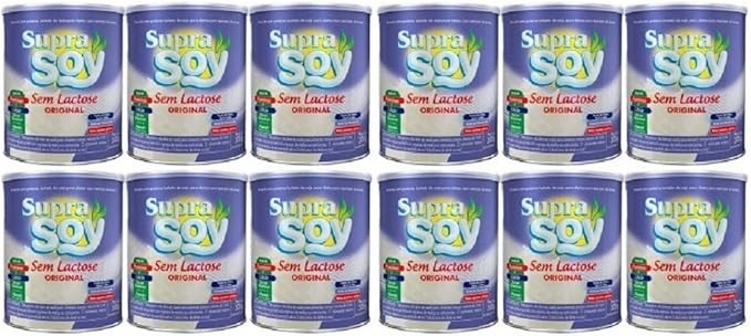 Suprasoy Sem Lactose Original Kit 12 x 300g Suprasoy da Superlive