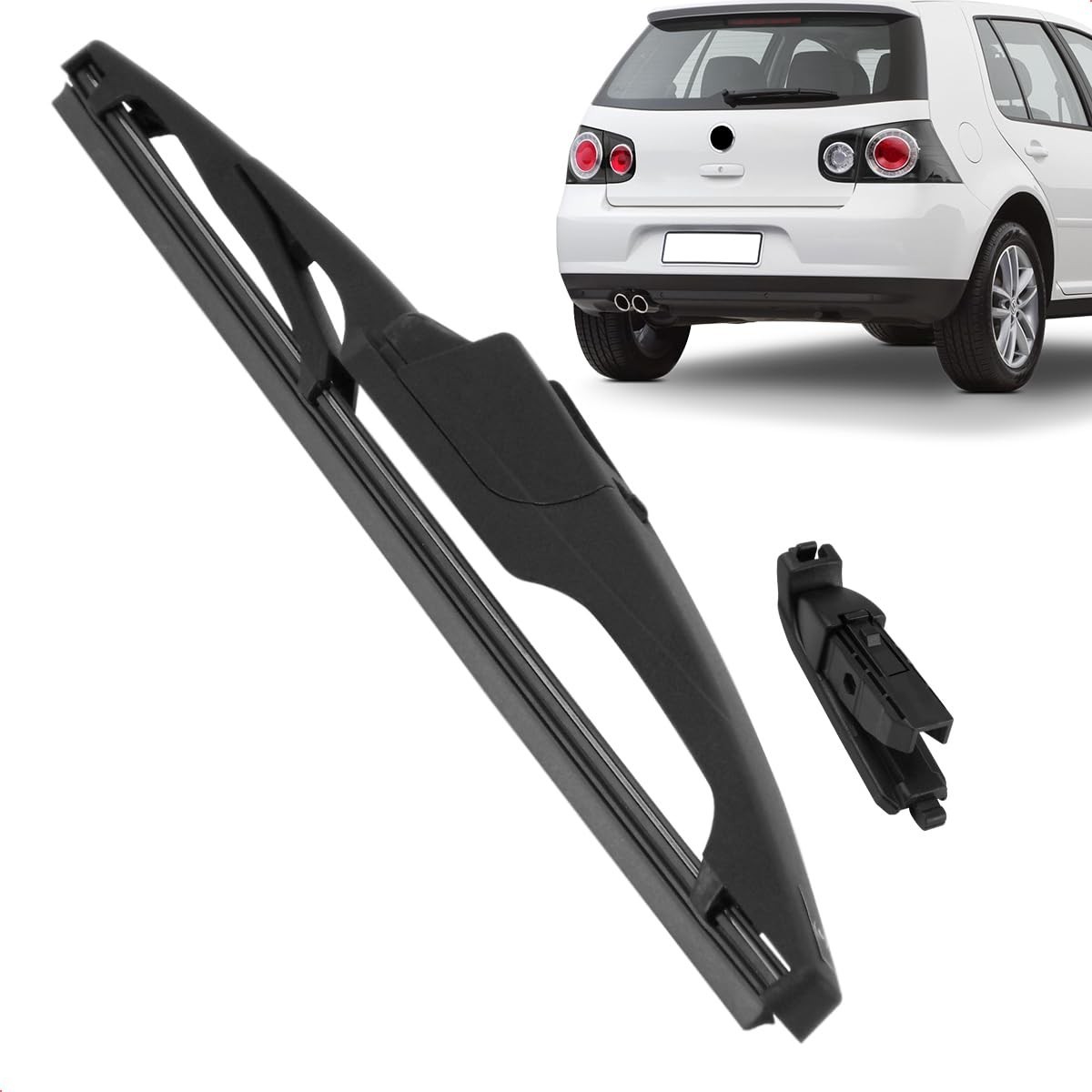 Palheta Limpadora Para-Brisa Traseiro Vigia Golf 2007-2014 - Silicone 12" Carenada