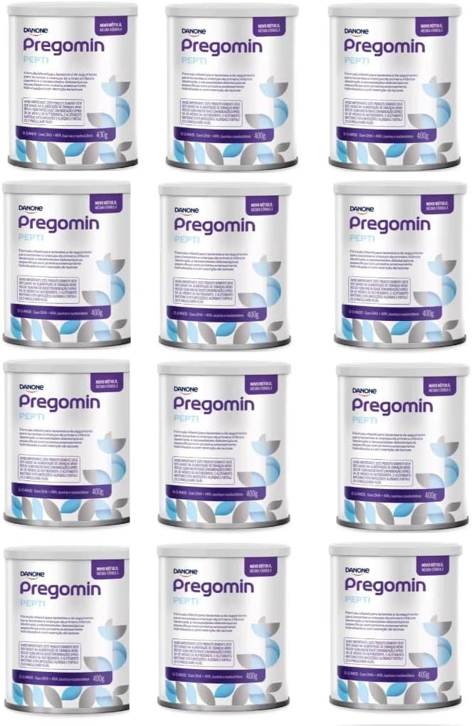 12 Latas - Pregomin Pepti 400G
