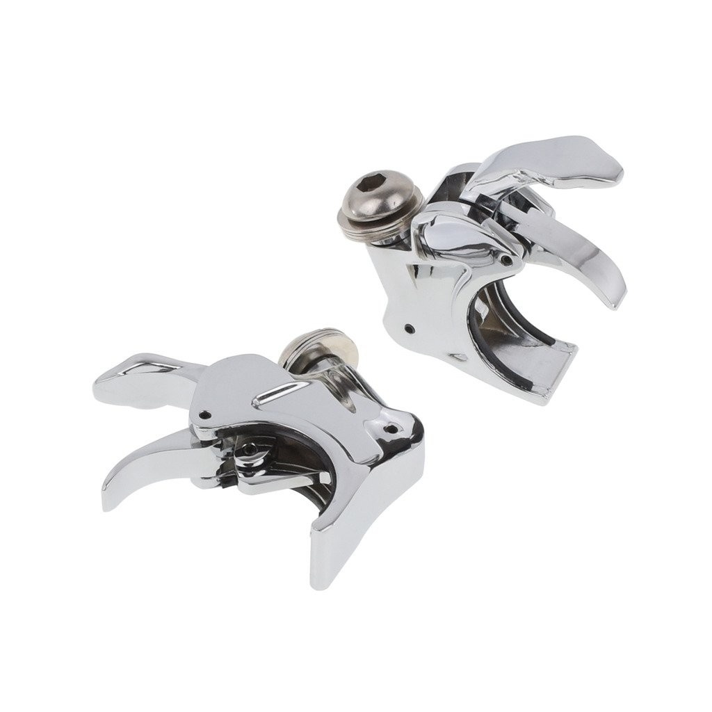 Grampos Para-brisa Moto 41mm Cromado - Harley Dyna Sportster XL 883 1200