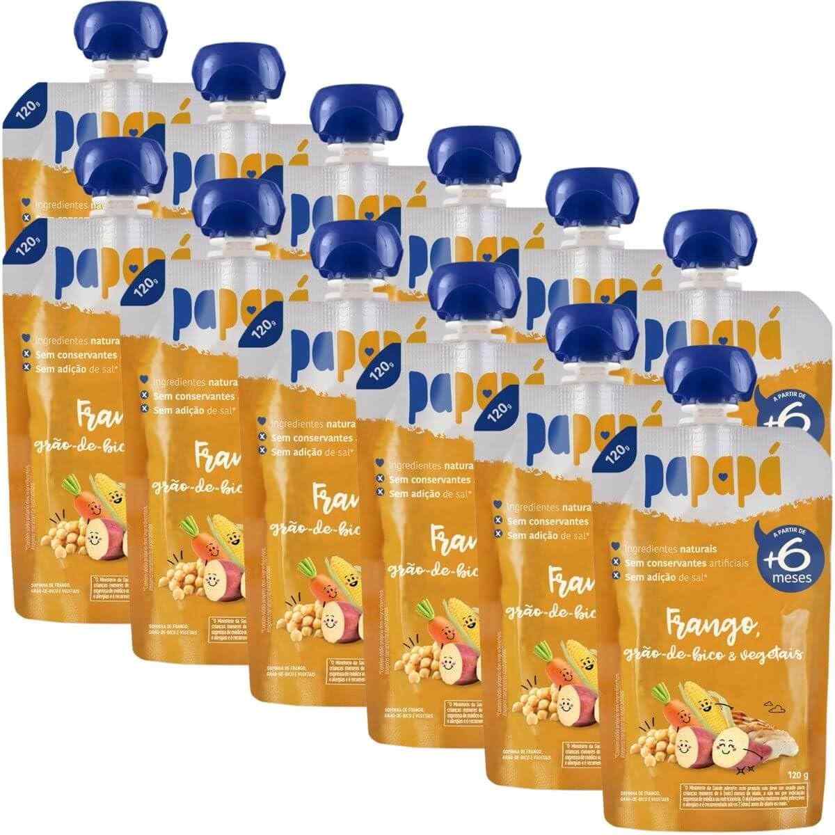 120g-bico-papapa-bebes-saudavel-frango-alimentacao-grao-a-12-e-papinhas-vegetais-kit-de-para-a