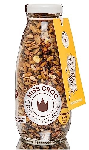 Kit 2X: Granola Crispy Mostarda e Mel Garrafa Miss Croc 120g