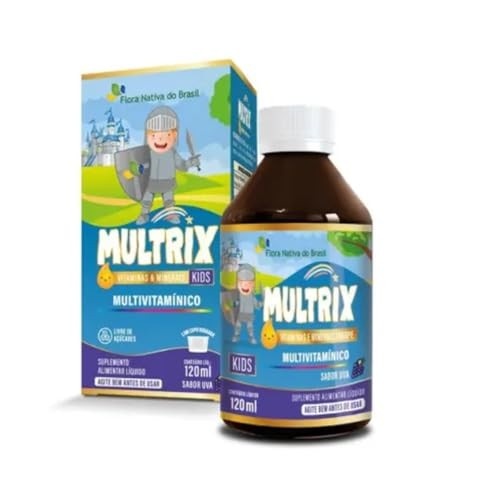 MULTRIX (Xarope Infantil com Vitaminas de A a Z) 120ml - Flora Nativa Sabor:Laranja