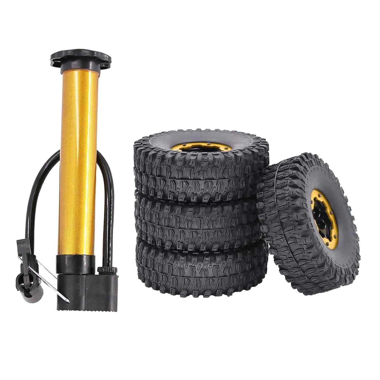 Rodas e Pneus 120mm para SCX10 1/10: Tração e Durabilidade Off-Road