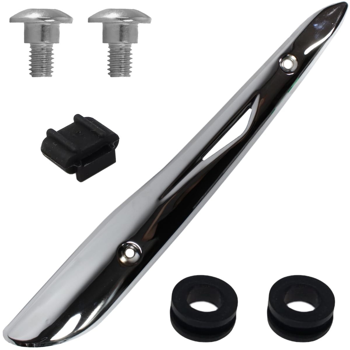 Protetor de Escape Cromado para CG 125/150 Fan e Titan (2009-2013) - Kit Completo