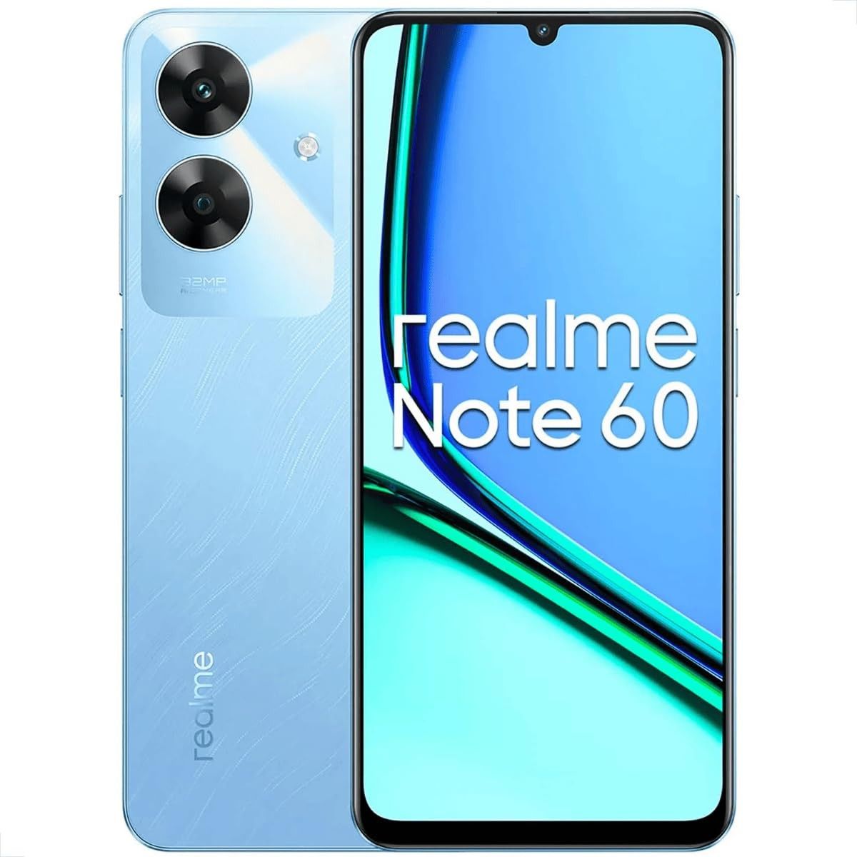 Realme Note 60 128GB Azul: Desempenho e Câmera 32MP para o seu dia a dia