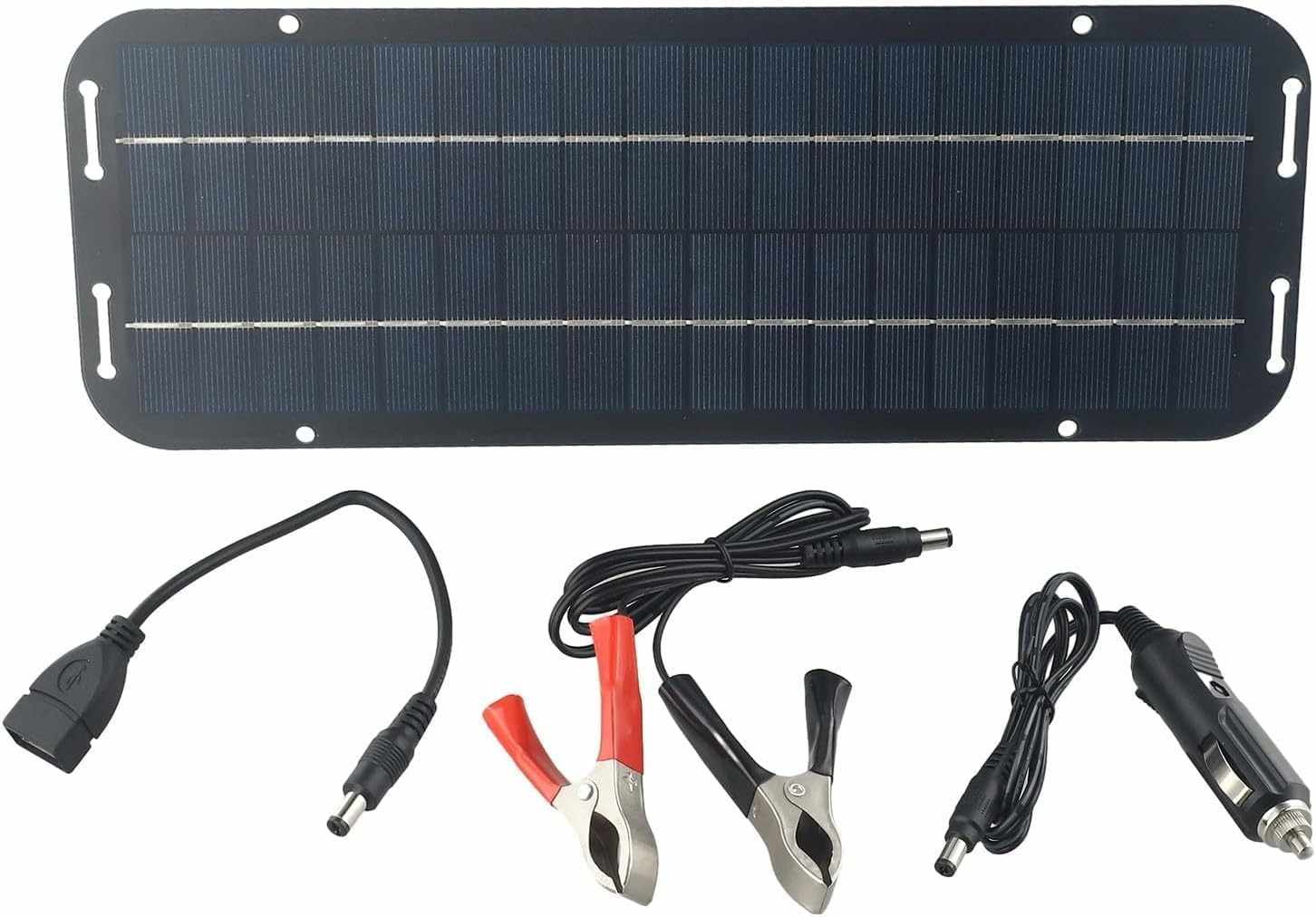 Kit Painel Solar 60W 12V: Energia Limpa para Sua Aventura | Carregador de Bateria Monocristalino