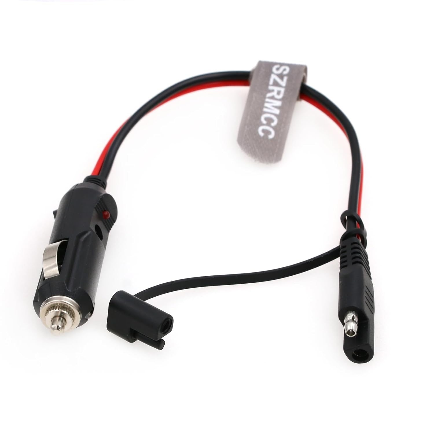 Cabo Adaptador SAE para Isqueiro 12V SZRMCC: Carregamento Rápido e Seguro para seu Veículo