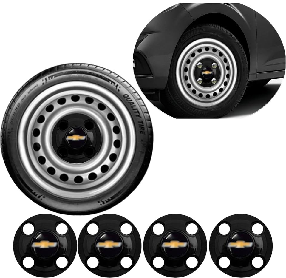 Calotas Centrais Para Roda de Ferro Aro 13, 14 e 15 - Prisma, Onix, Celta, Corsa, Montana