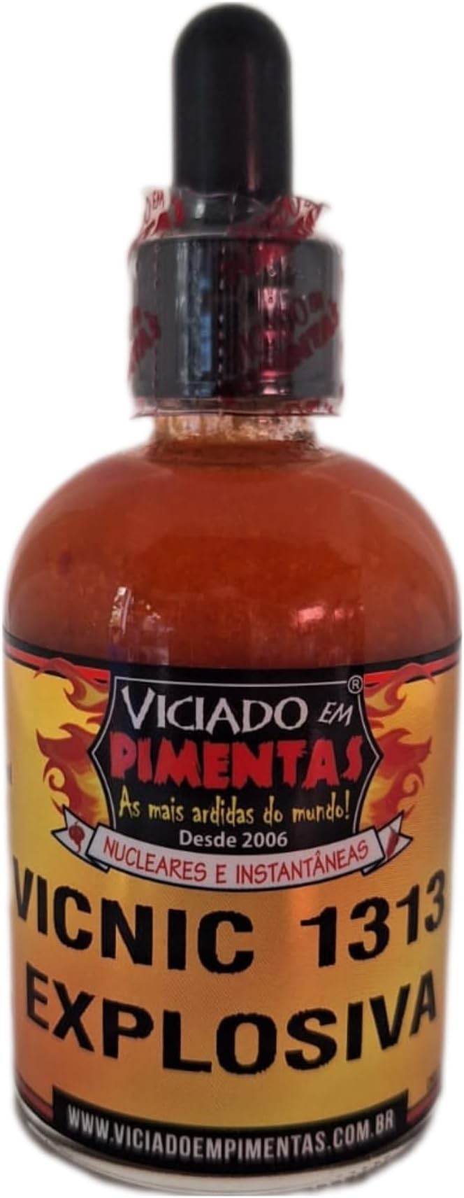 Vicnic 1313 Desafiadora Da Carolina Reaper Vidro 60 Ml