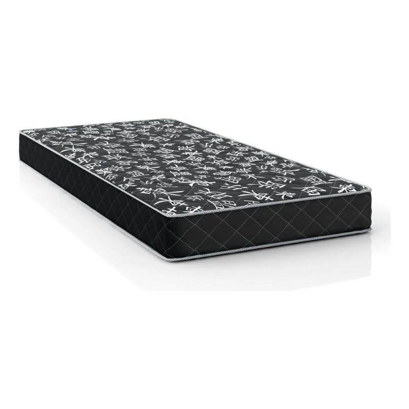 Colchão de Espuma D20 Casal 138x188x10 cm - Conforto e Suporte Premium com Tecido Macio