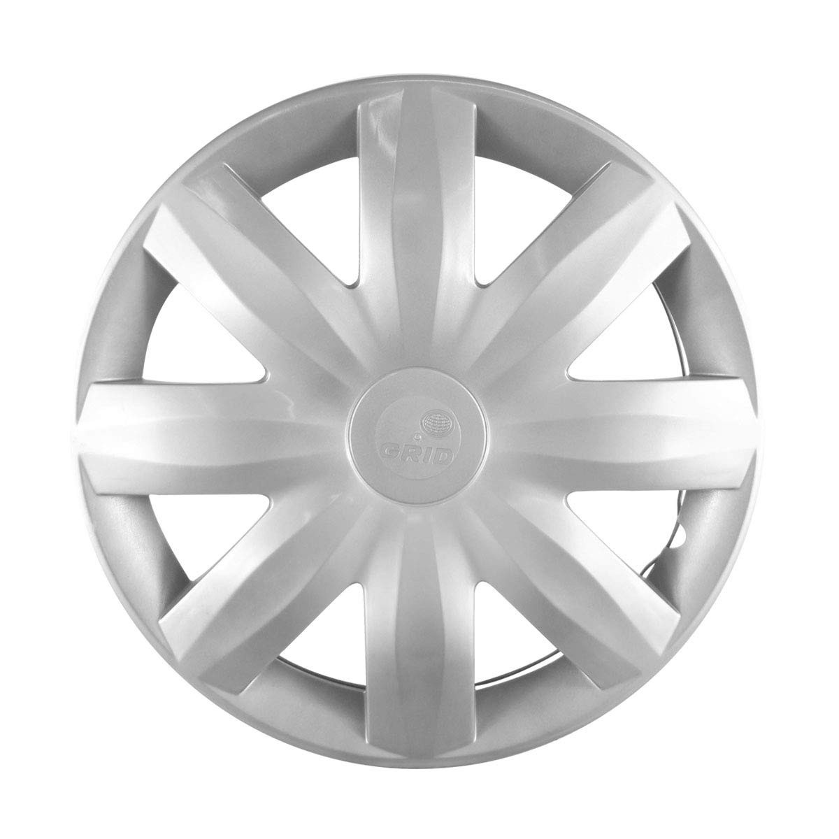 Calota Aro 14 Grid Prata para Renault Clio 07 e Logan 08 - Fixação por Parafuso