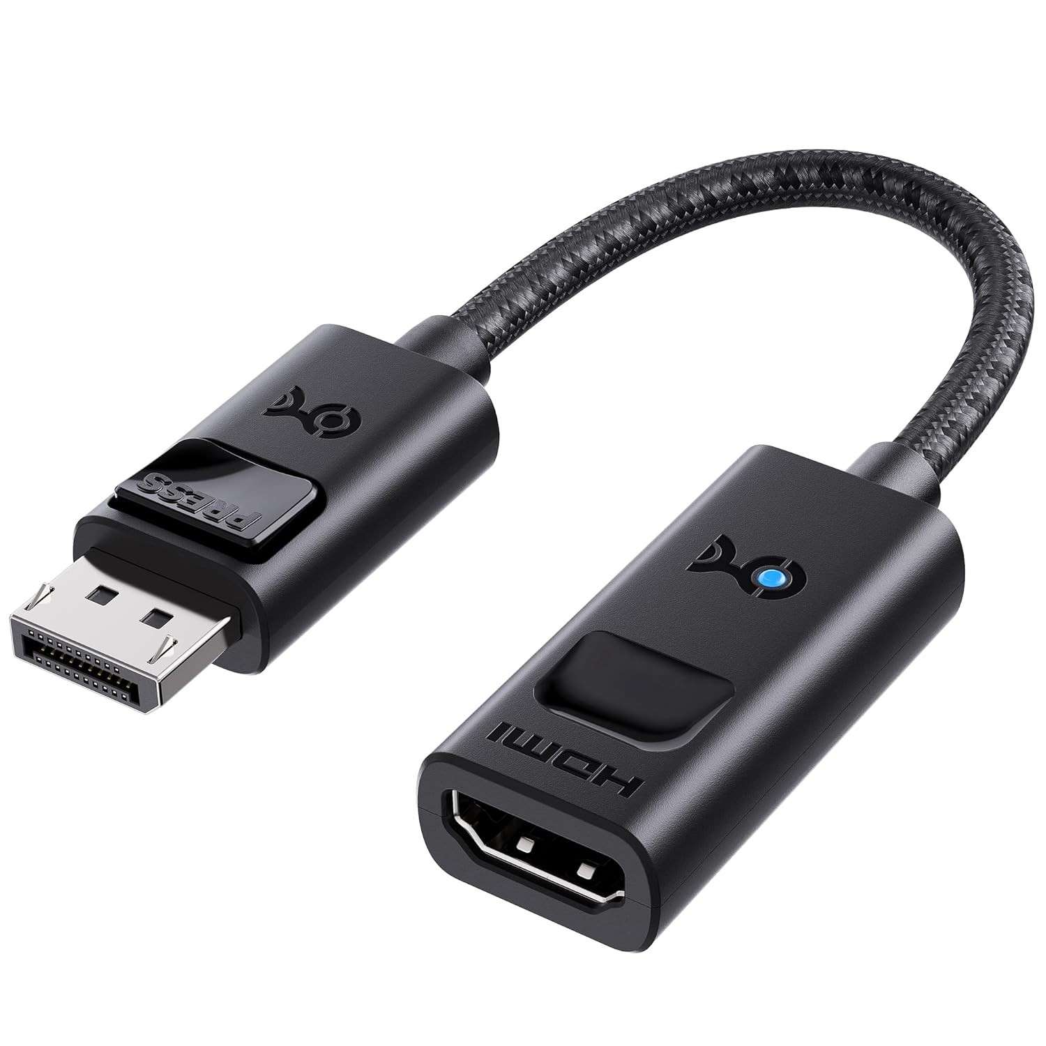 Adaptador Cable Matters 8K DisplayPort 1.4 para HDMI 2.1: Imersão Total em 4K 240Hz e 8K 60Hz