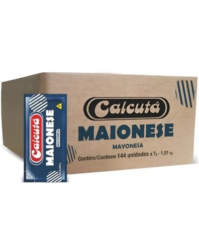 Maionese Sachê Calcuta Caixa Fechada 144un 7g