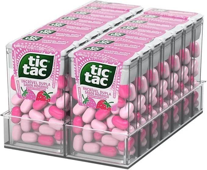 Pastilha Tic Tac Morango 14,5g c/14 - Ferrero