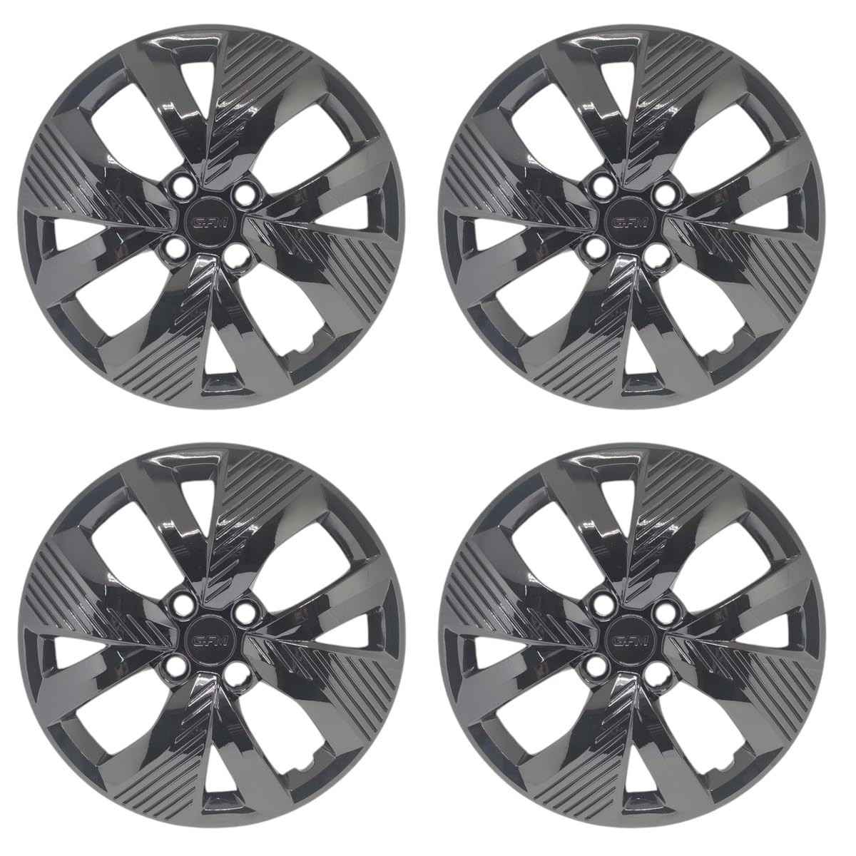 Kit 4 Calotas Aro 15 Preto Brilhante - Polo Track 2023 | Upgrade de Estilo!