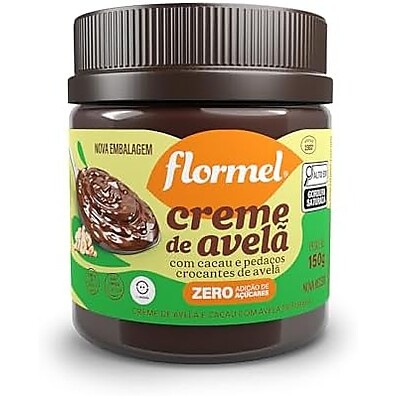 Creme Avelã Crocante Flormel Zero Açúcar 150g