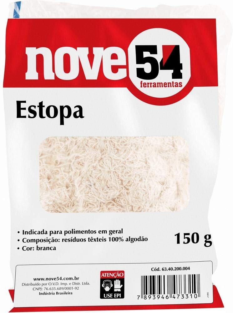 Nove54 Estopa Branca 150g: Polimento Impecável para Seu Veículo
