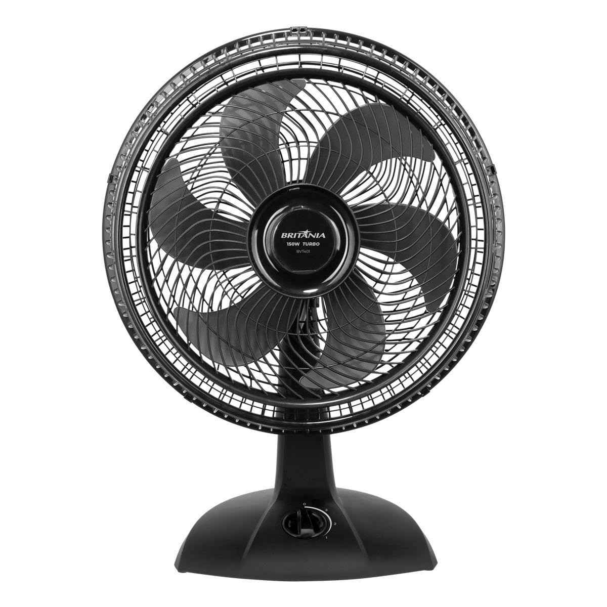 Ventilador Britânia BVT401 Maxx Force 150W - 6 Pás, 3 Velocidades e Oscilação Automática
