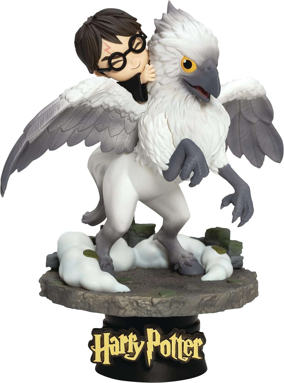 Estátua Beast Kingdom Harry Potter: Harry & Buckbeak DS-152 - D-Stage Series