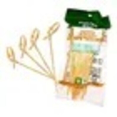 Espetos de Aperitivo: Kit 250 Bambu 9cm e 15cm