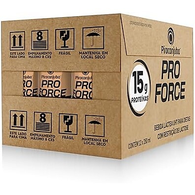 Piracanjuba ProForce Coco: 15g Proteína Zero Lactose (12x250ml)