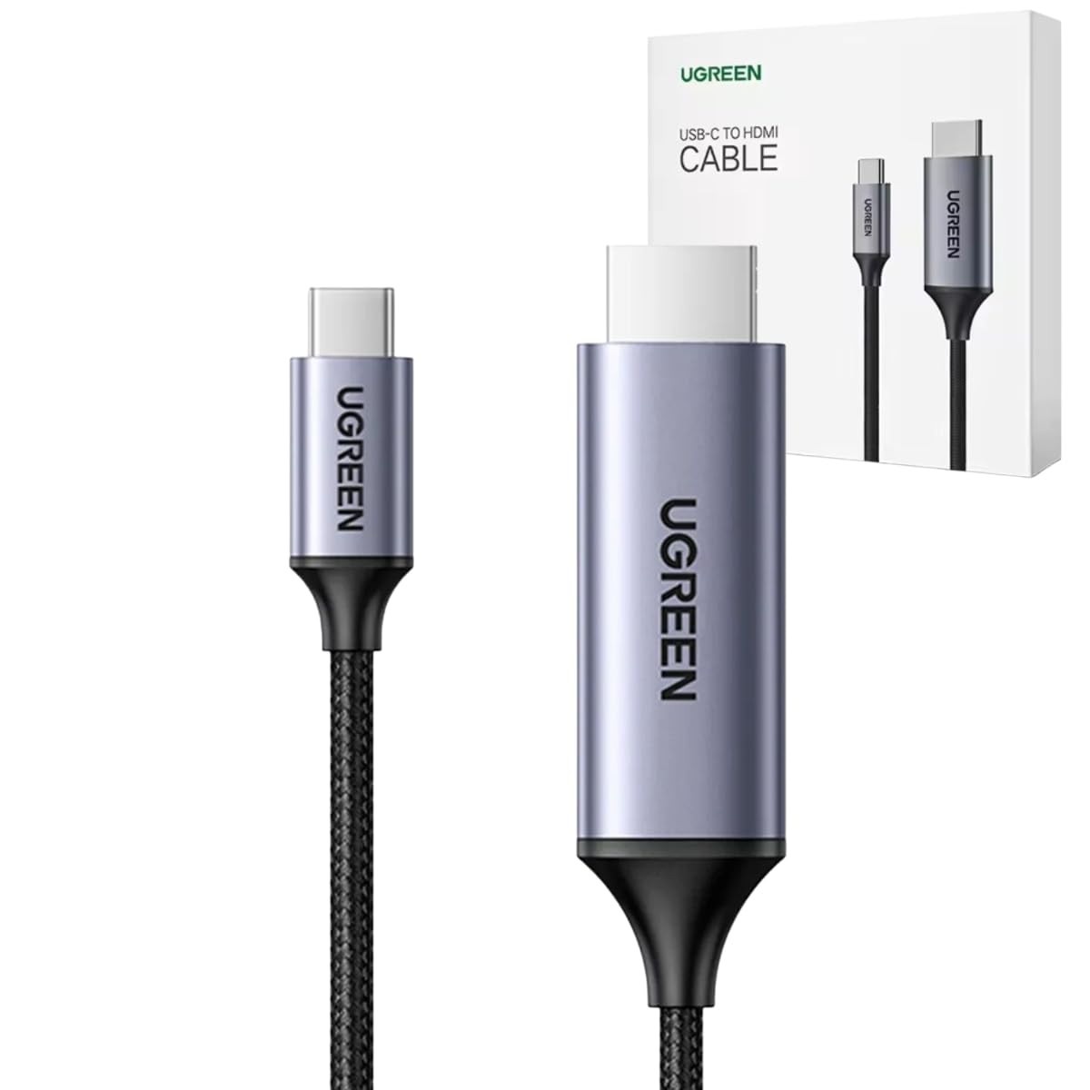 Cabo USB-C para HDMI Thunderbolt 3: 4K 60Hz para Home Office e Entretenimento | 1.5m