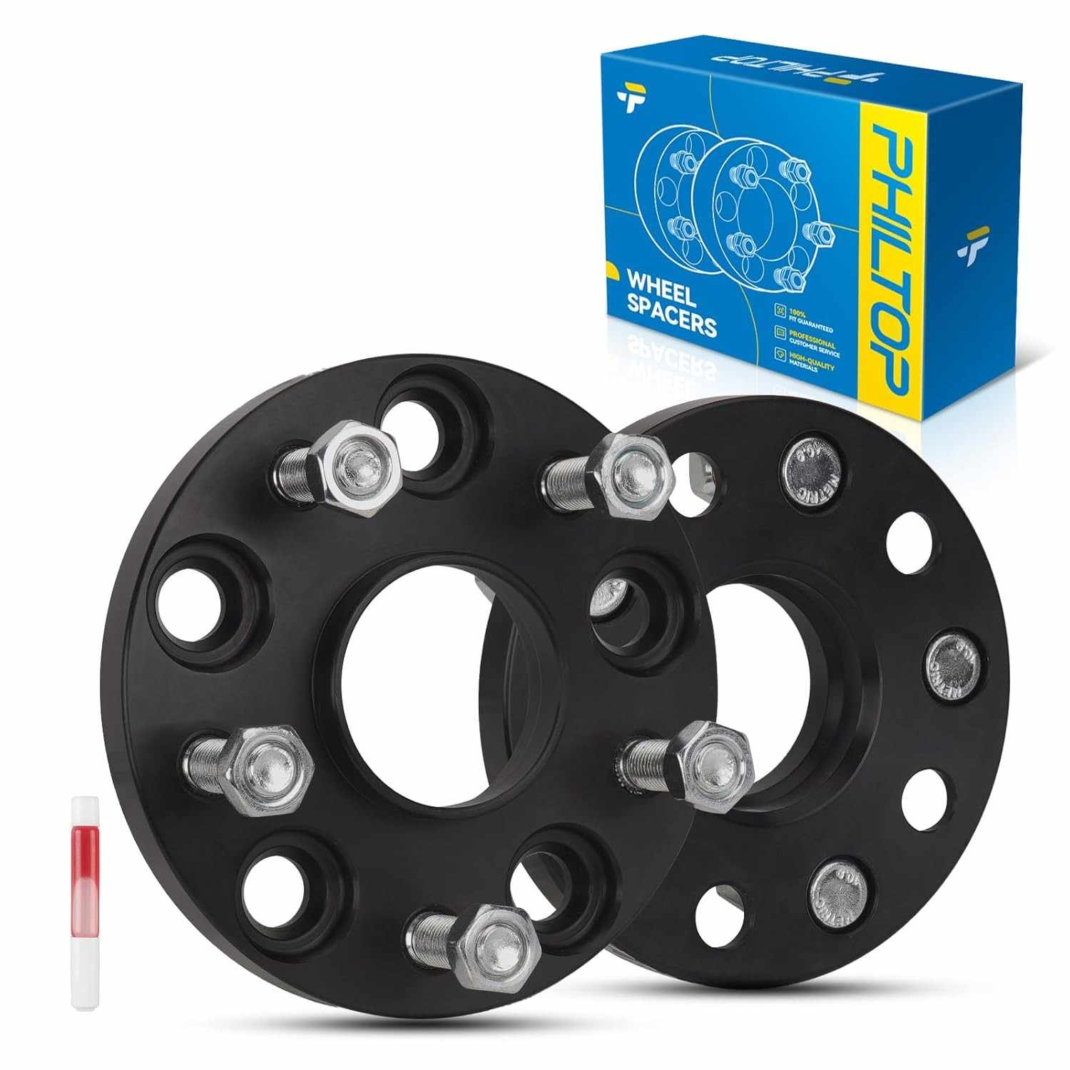 Espaçadores de Roda PHILTOP 5x4.5 (114.3mm) 15mm - Eleve a Performance do Seu Camry, RAV4, Highlander e Mais!