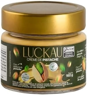 Creme de Pistache Sem Açúcar Luckau 160g