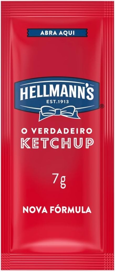 Hellmann's Ketchup 168 Unidades Sachê 7g