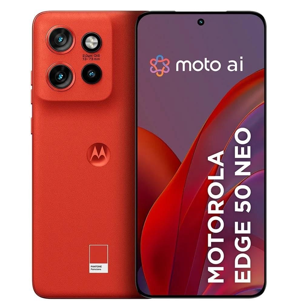 Motorola Edge 50 Neo 5G: 256GB, 16GB RAM Boost, Câmera Sony 50MP e Resistência Militar