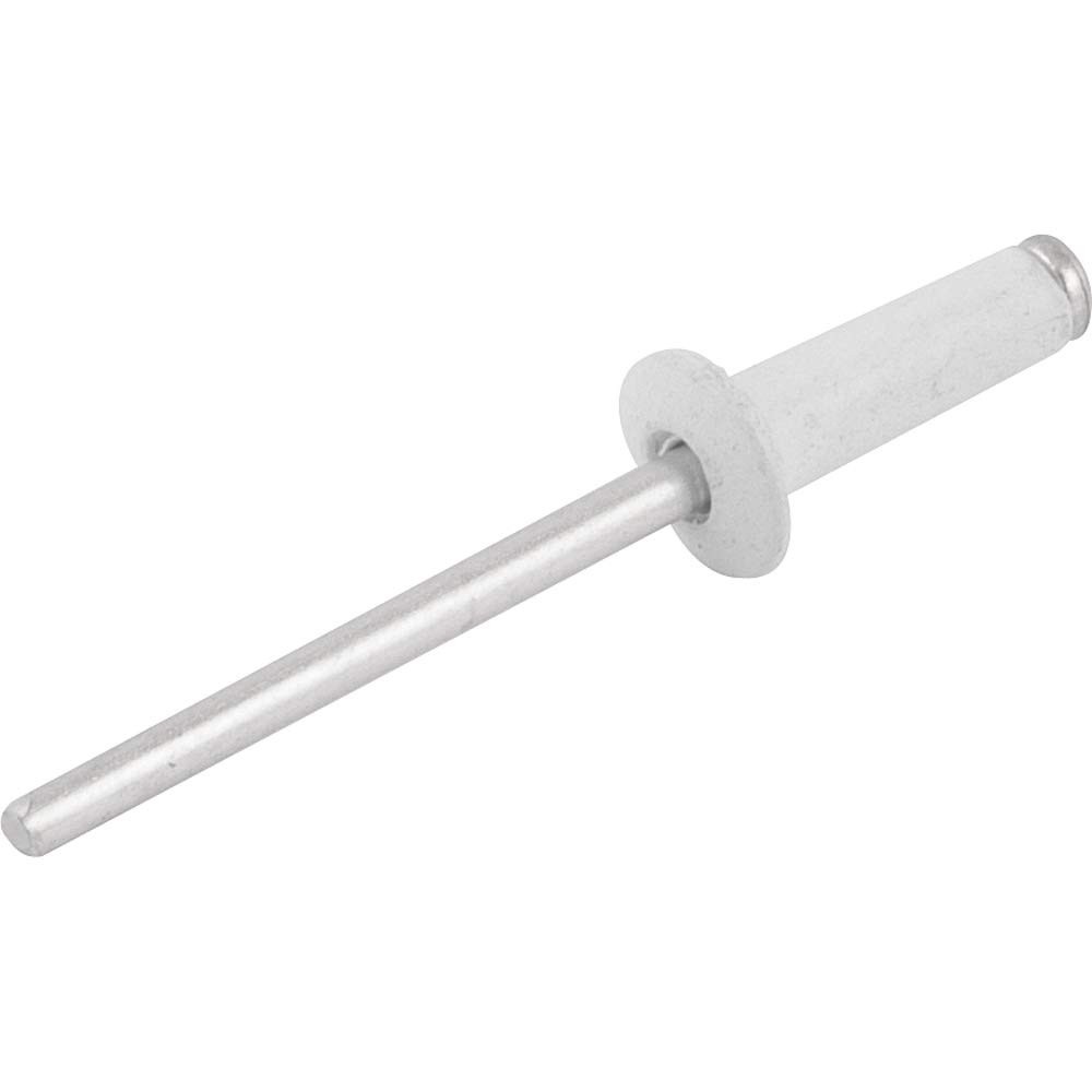 Rebite de Repuxo Nove54 4mm x 16mm Branco - Pacote com 50 Peças | Fixação Segura e Durável