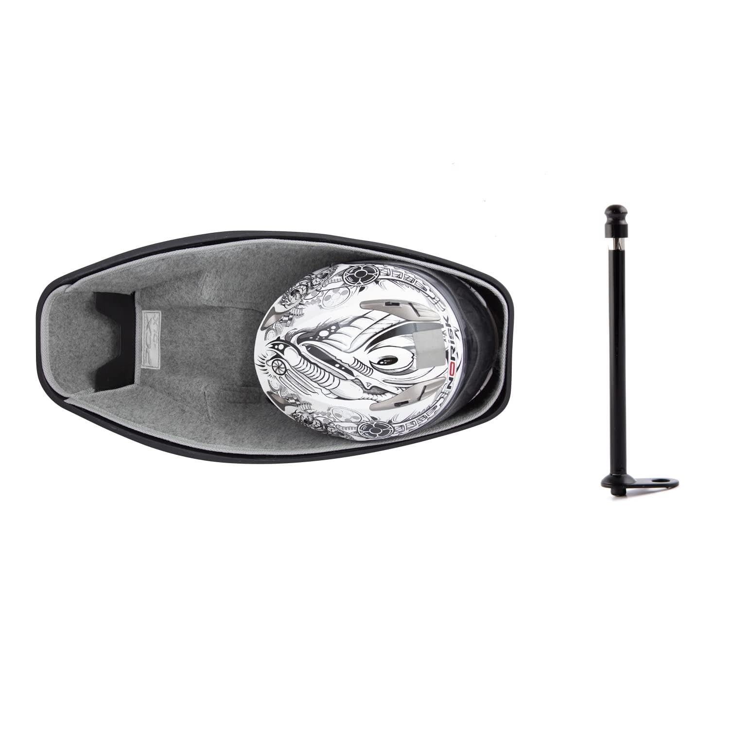 Forro Baú Honda PCX DLX 16-18 Cinza + Antena Logo Branco: Proteção e Estilo!