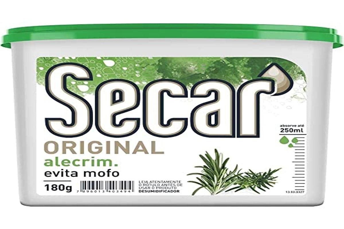 Desumidificador Soin Secar Alecrim 180g - Combate Umidade e Mofo com Fragrância Natural