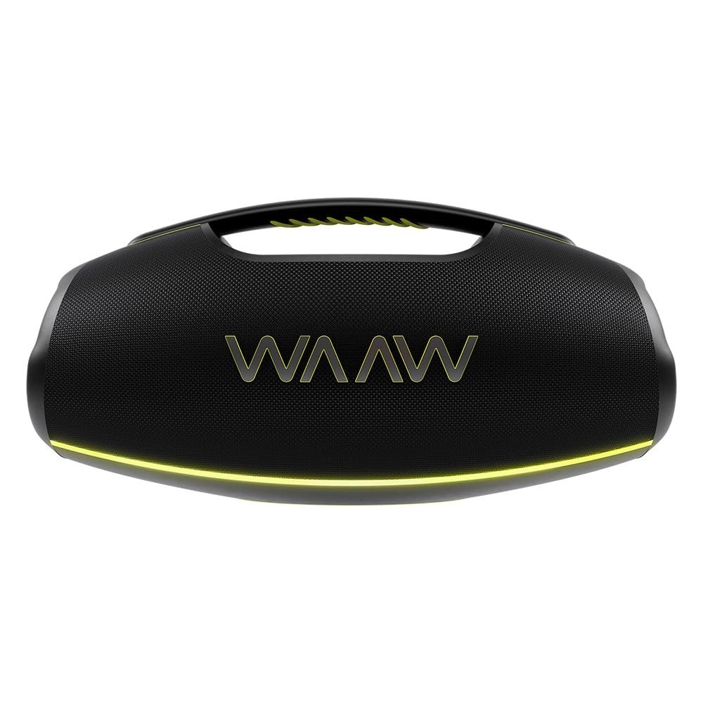 Caixa de Som WAAW by ALOK HYPERBOOM 1000: Som Potente, Bluetooth, 180W RMS e à Prova D'Água