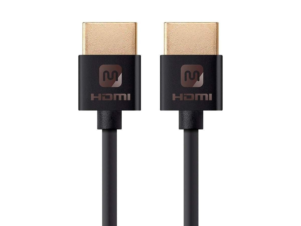 Cabo HDMI Ultra Slim Monoprice 4K 60Hz HDR 18Gbps - Conexão Premium para Sua Experiência Visual