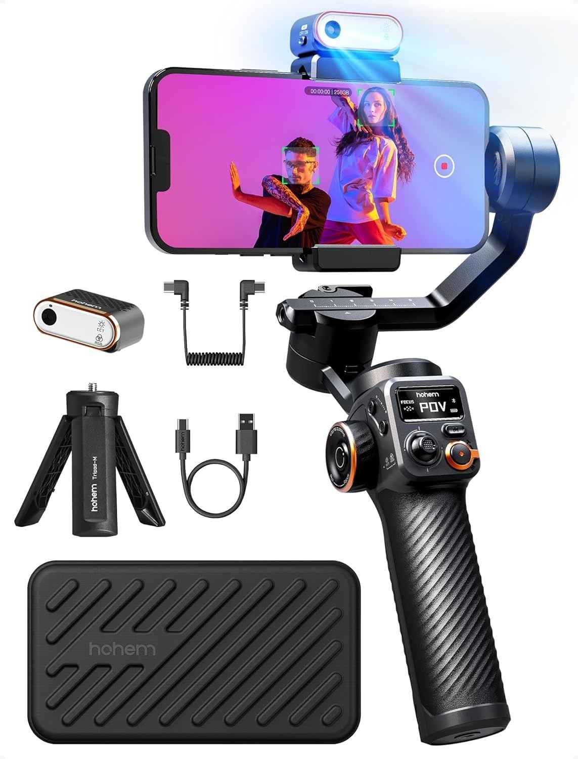 18h-luz-isteady-kit-m6-estabilizador-bateria-eixos-gimbal-3-smartphones-ia-e-com-rgb-a-para-a