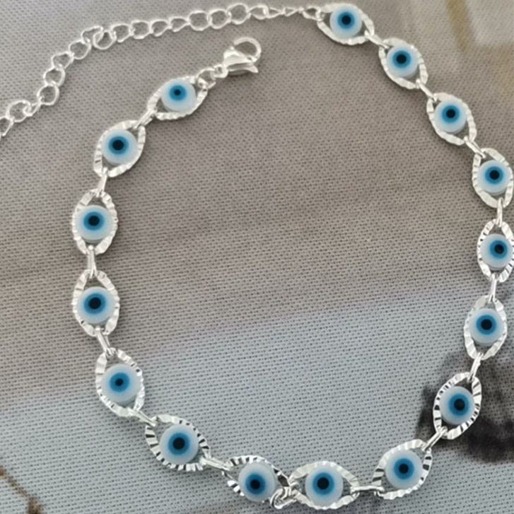 Pulseira Olho Grego: Proteção e Estilo em Ouro 18k