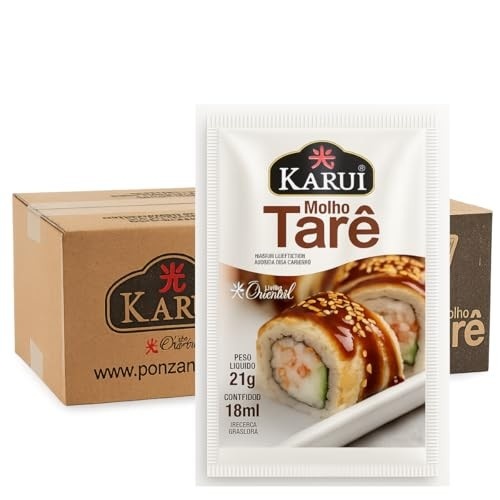 Caixa de Sachê Molho Tarê Sachê 18ml Karui 120 Un.