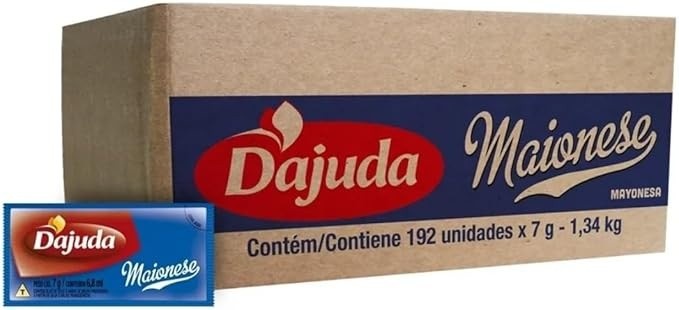 Sache Maionese Dajuda Caixa 192 Unidades 7g