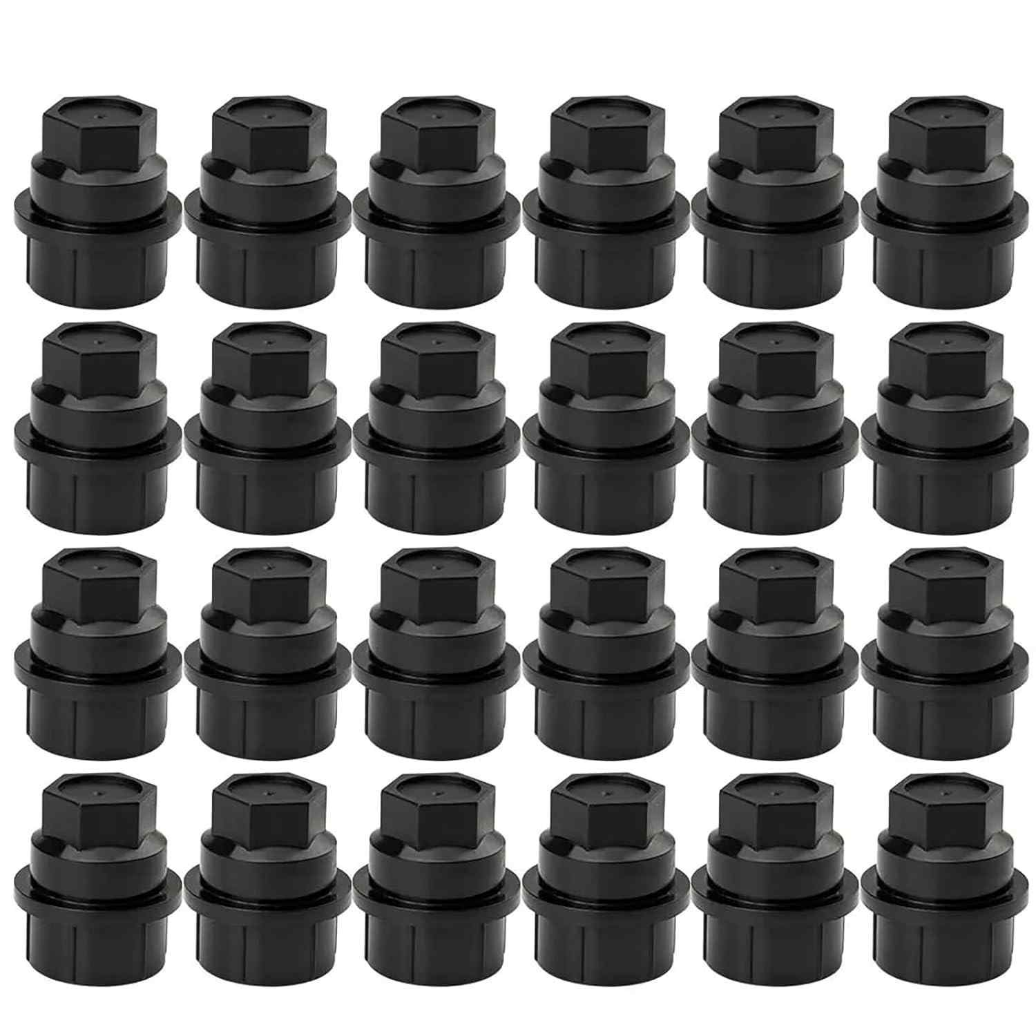 Kit 24 Tampas de Porca de Roda Automotiva 15646250 para Chevrolet K2500/K3500 Pickup (1990-2000)