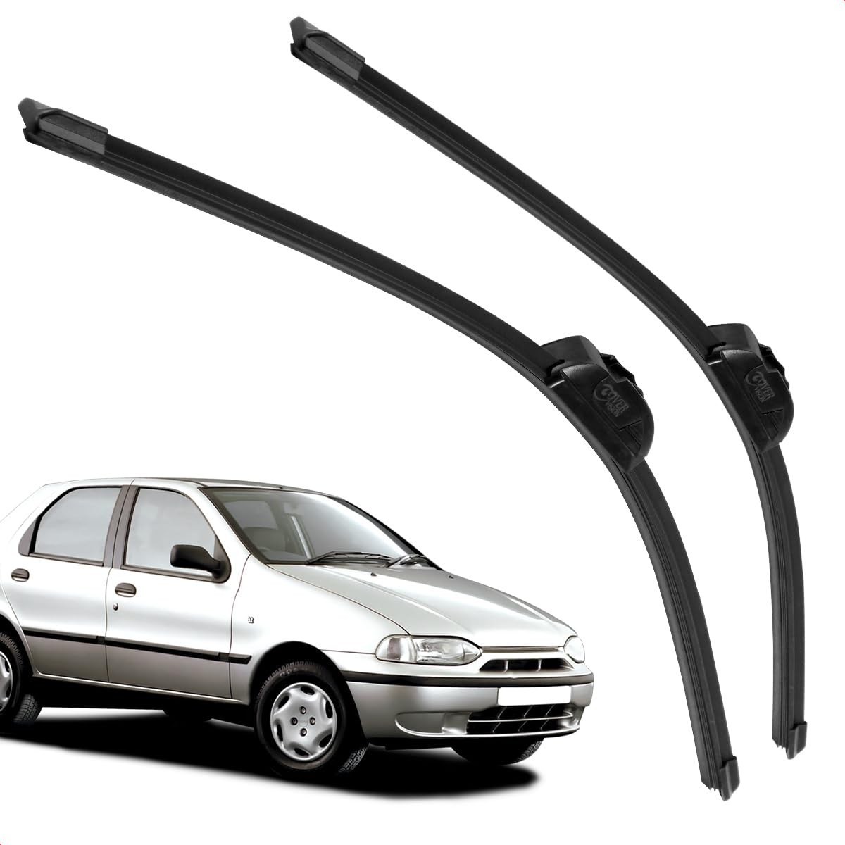 Kit Palhetas Limpador Para-brisa Fiat Palio 1996-2002 Silicone Premium