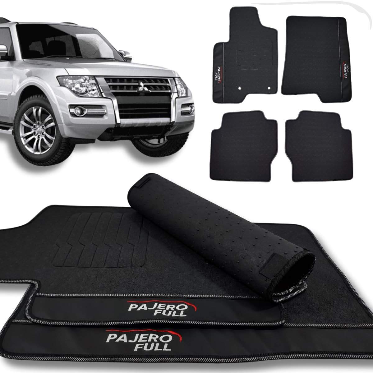 Tapete Emborrachado Pajero Full 1998-2021: Proteção Premium e Estilo Personalizado