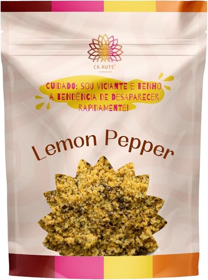 Lemon Pepper Premium Ca.Nuts | Linha especial Ca.Nuts (1Kg)