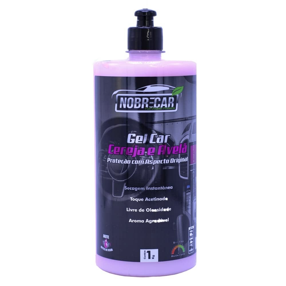 Renove e Proteja Plásticos com Gel Protetor Cereja e Avelã Nobrecar 1Kg
