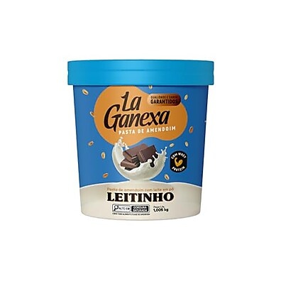Pasta Amendoim Leitinho Whey 1kg - La Ganexa Gourmet