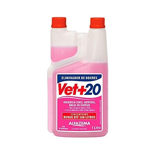 Vet+20 Eliminador Concentrado com Aroma de Alfazema - 1L - Potente Desodorizador para Ambientes com Animais