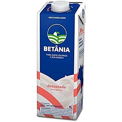 Betânia Leite Desnatado UHT 1L: Leveza e Saúde