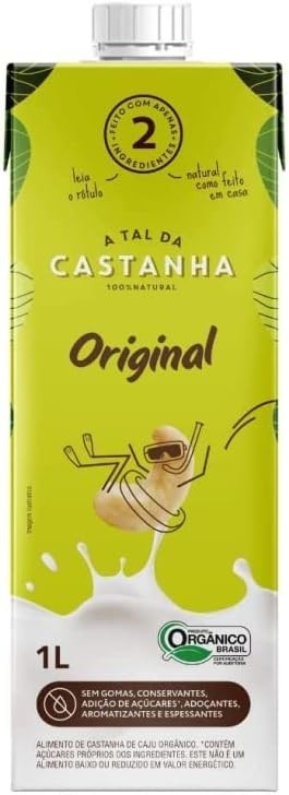 Kit 6X: Leite Vegetal Original A Tal da Castanha 1L
